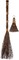 Cinnamon Brooms 36" and 6" Cinnamon Broomstick Scented Combo Mini Broom 6" & Large Broom 36" Witches Broom Cinnamon Broomstick Decoration for Halloween